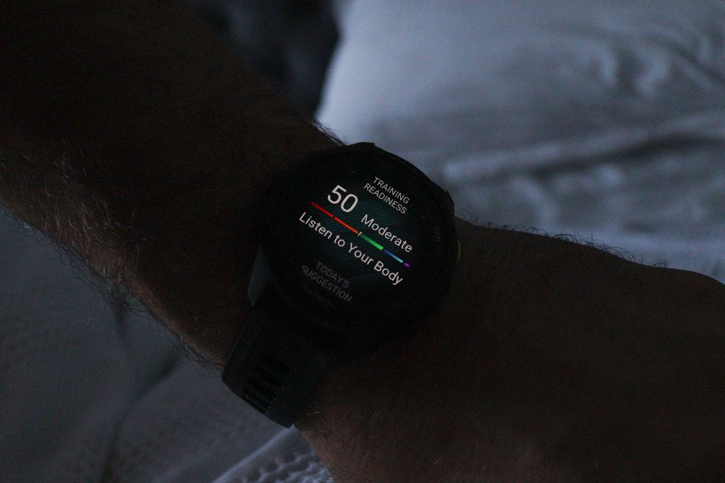 Garmin Forerunner 70 Morning Report - Training Readiness and the suggestion for the day